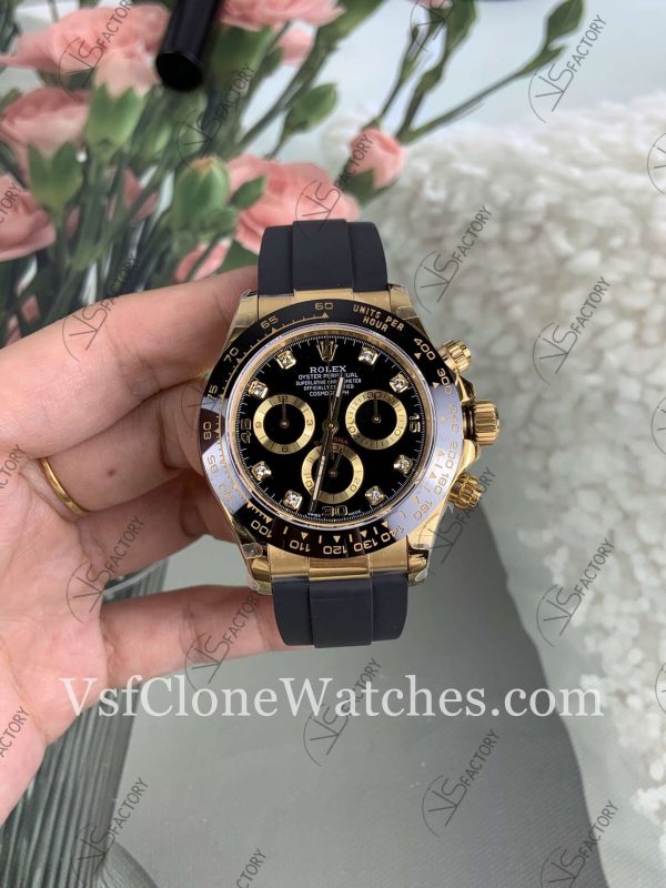 Super Clone Watches 1:1 Rolex Daytona Black Dial M116518ln-0078